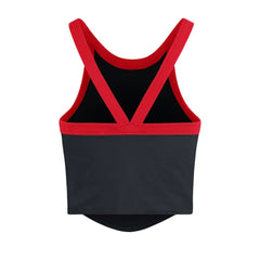 Atlanta Braves '47 Women's Trendy Team Rally Sporty Cropped Racerback Tank Top - MLB Tanks