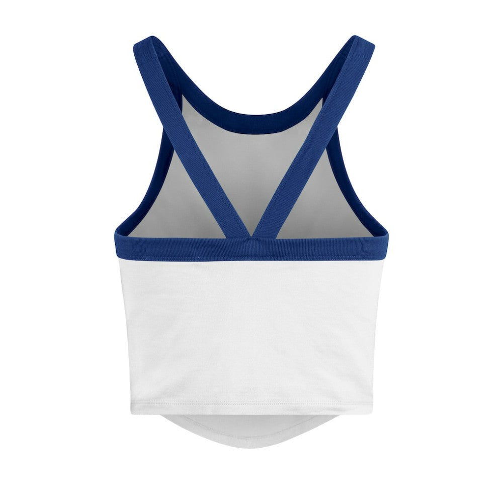 Los Angeles Dodgers '47 Women's Trendy Team Rally Sporty Cropped Racerback Tank Top - MLB Tanks