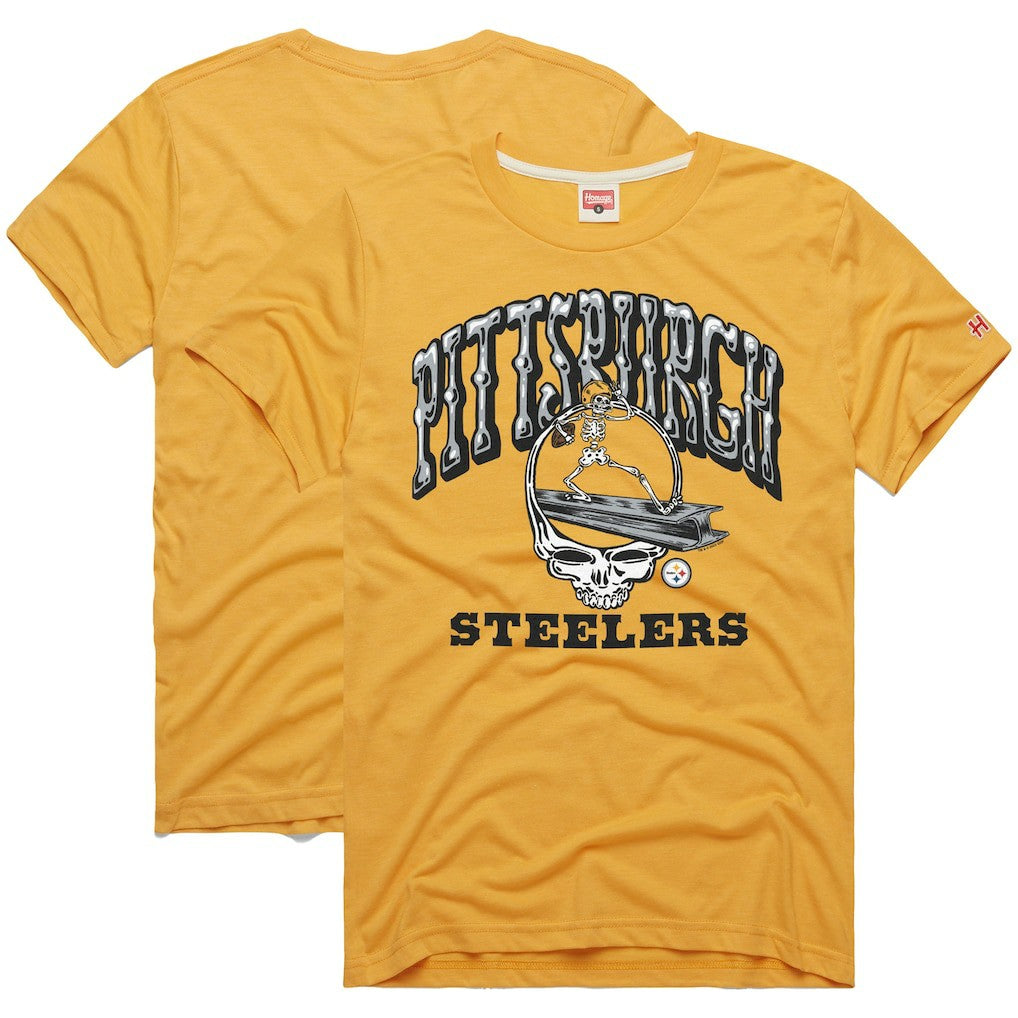 Pittsburgh Steelers Homage NFL x Grateful Dead Tri-Blend T-Shirt | NFL Online