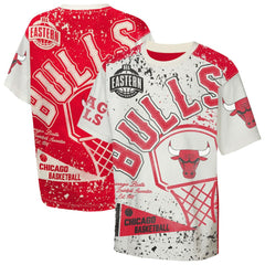 Cream Chicago Bulls Outerstuff Youth Top Player All-Over-Print T-Shirt sale | NBA