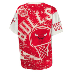 Cream Chicago Bulls Outerstuff Youth Top Player All-Over-Print T-Shirt sale | NBA