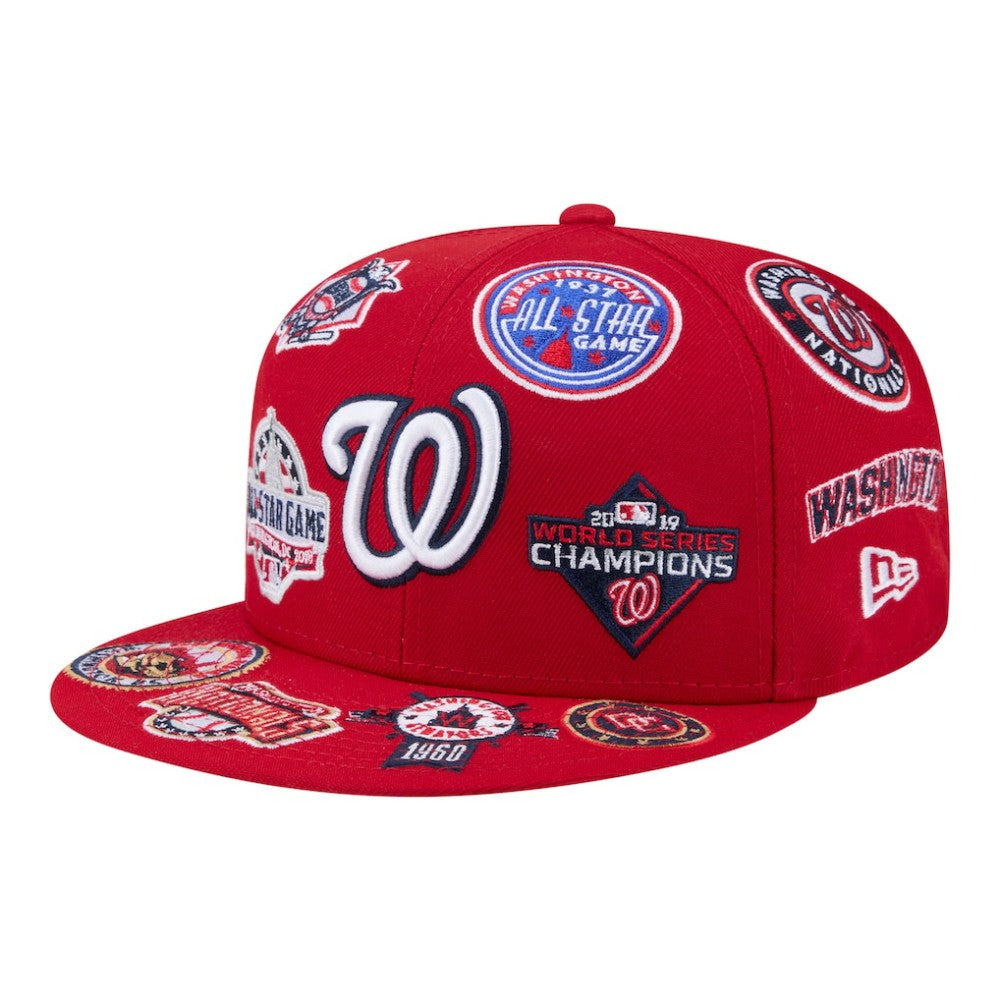 Washington Nationals New Era All Over 59FIFTY Fitted Hat - MLB Hats