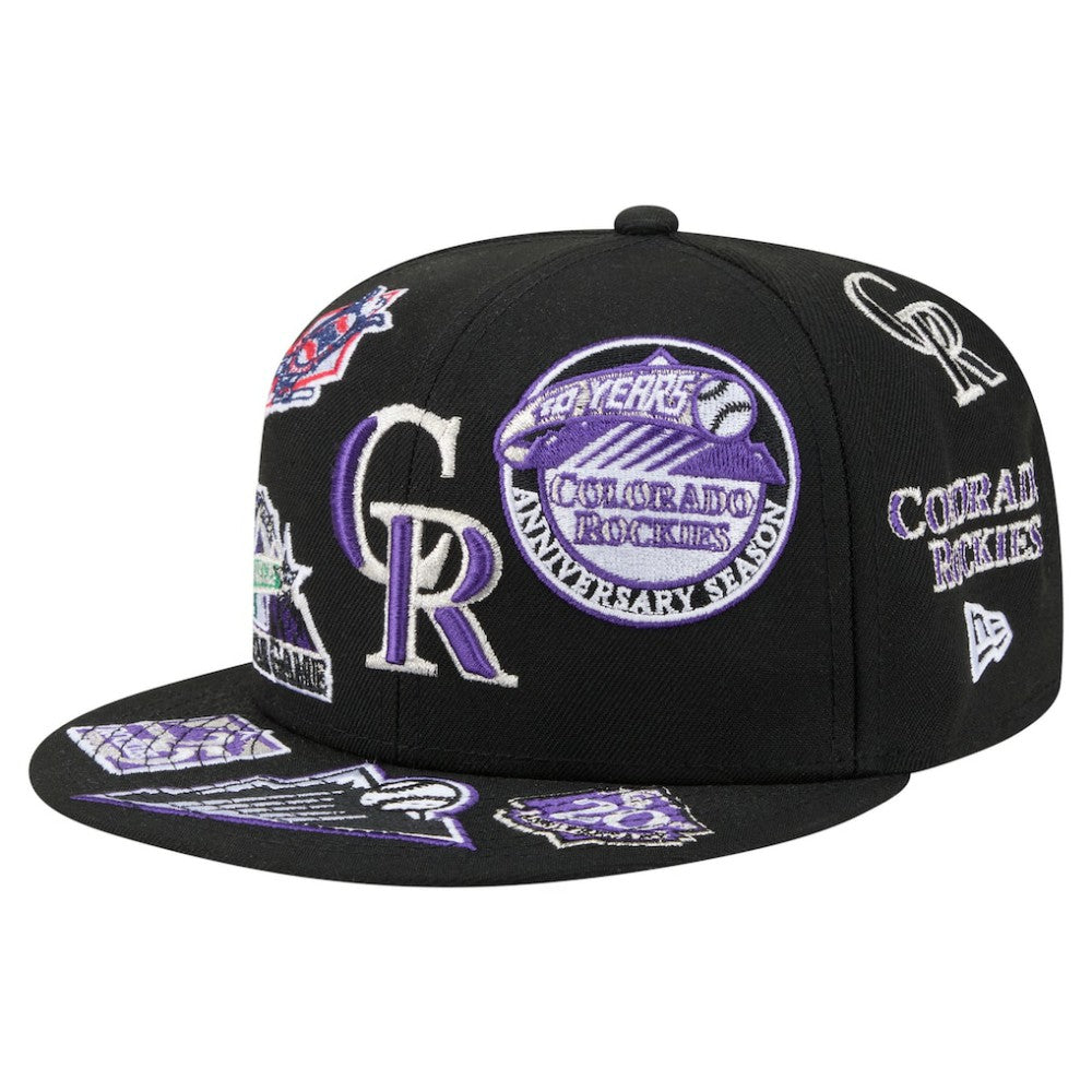 Colorado Rockies New Era All Over 59FIFTY Fitted Hat - MLB Hats
