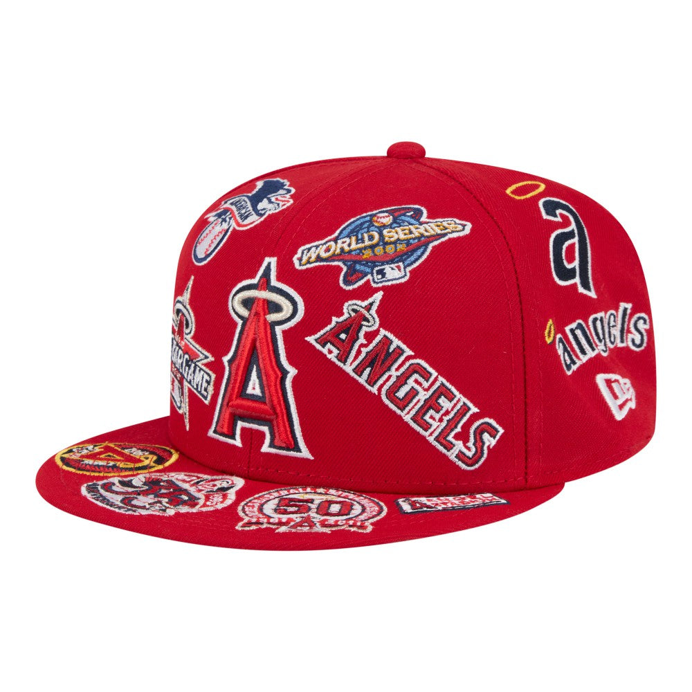 Los Angeles Angels New Era All Over 59FIFTY Fitted Hat - MLB Hats