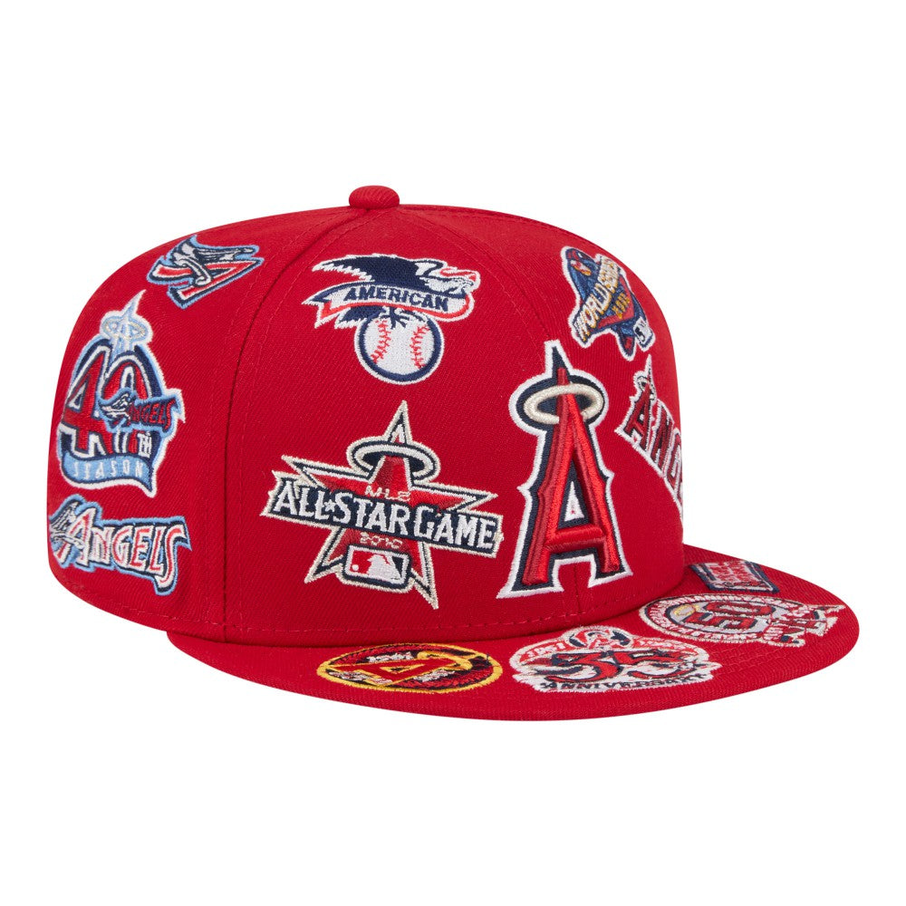 Los Angeles Angels New Era All Over 59FIFTY Fitted Hat - MLB Hats
