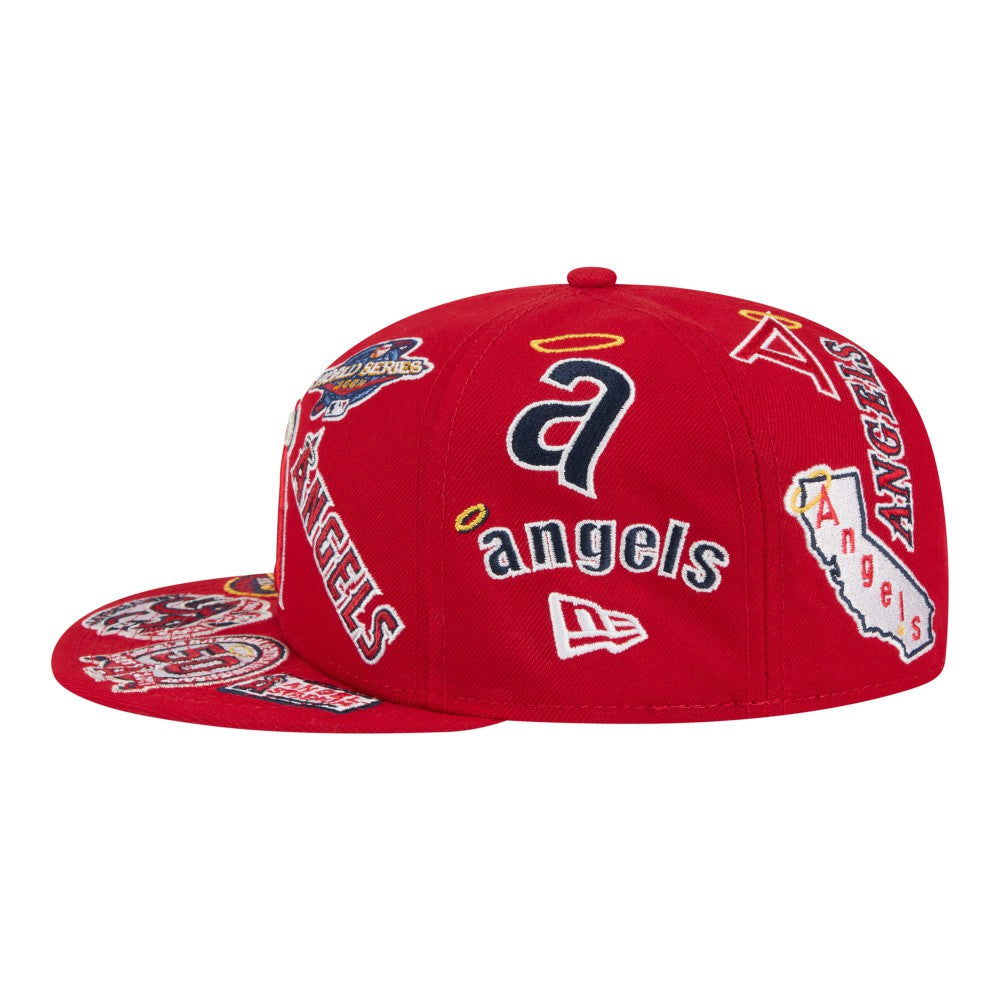 Los Angeles Angels New Era All Over 59FIFTY Fitted Hat - MLB Hats