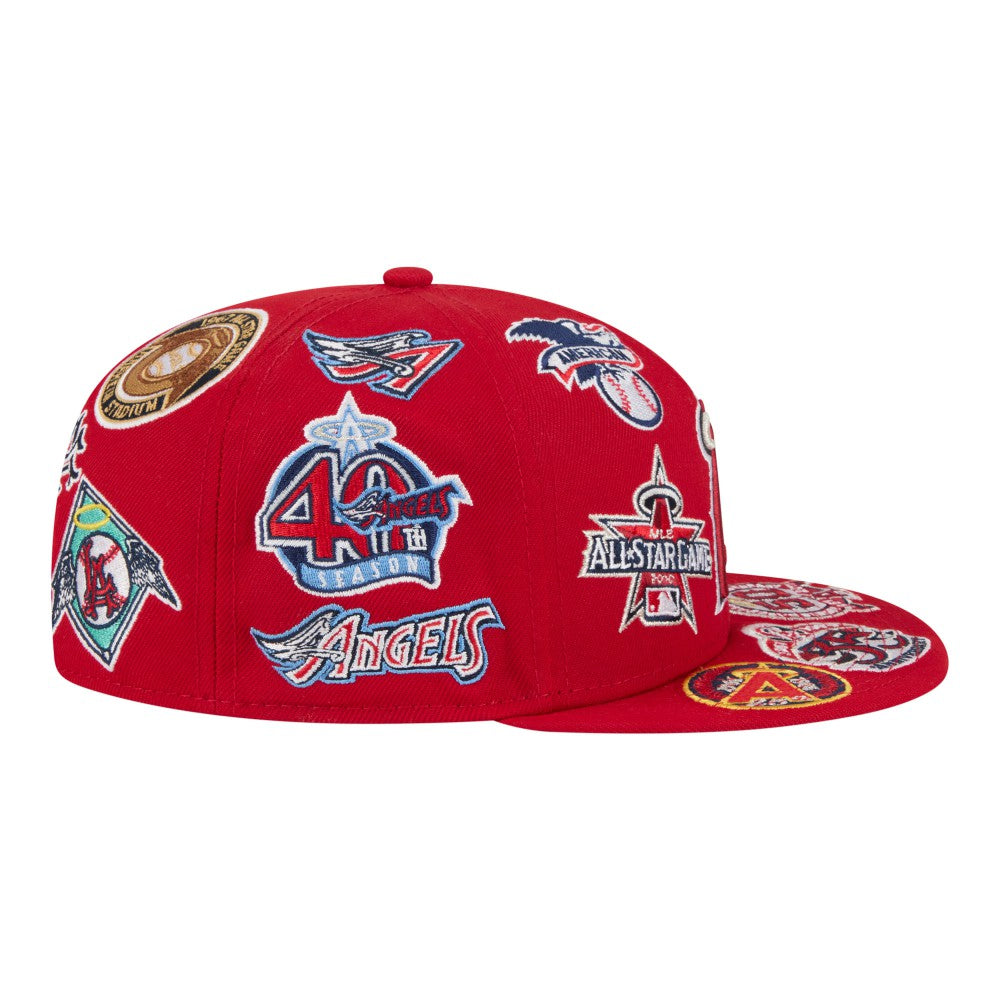 Los Angeles Angels New Era All Over 59FIFTY Fitted Hat - MLB Hats