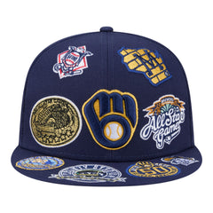 Milwaukee Brewers New Era All Over 59FIFTY Fitted Hat - MLB Hats