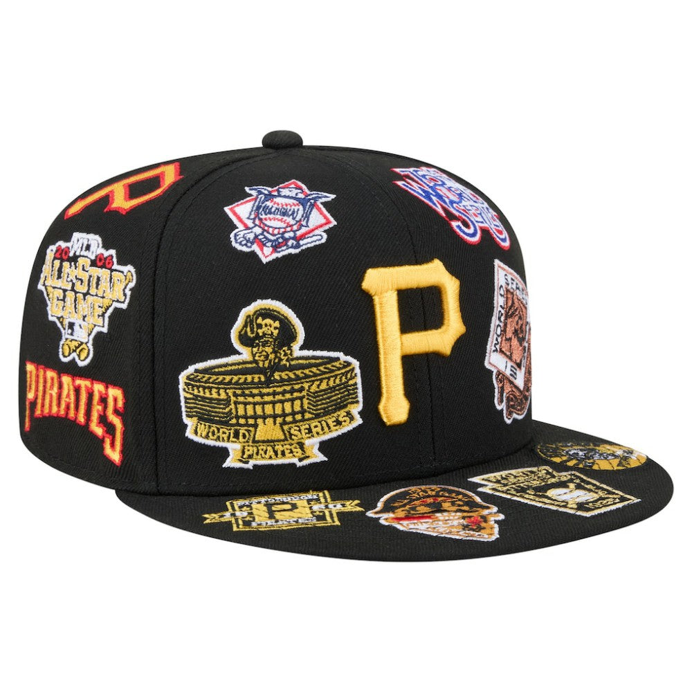 Pittsburgh Pirates New Era All Over 59FIFTY Fitted Hat - MLB Hats