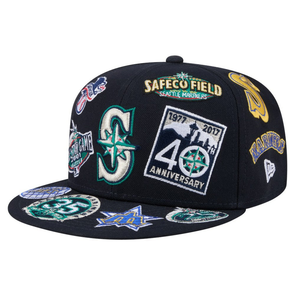 Seattle Mariners New Era All Over 59FIFTY Fitted Hat - MLB Hats