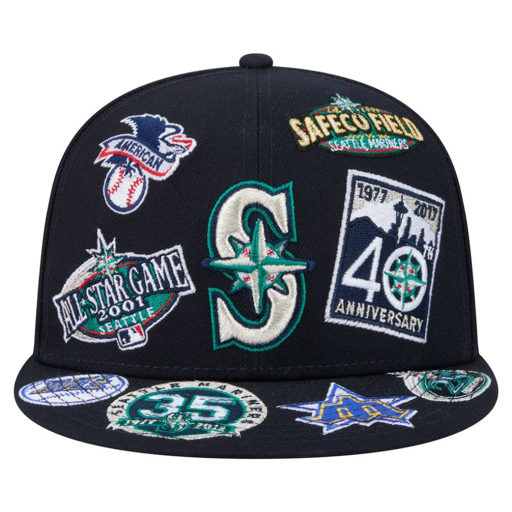 Seattle Mariners New Era All Over 59FIFTY Fitted Hat - MLB Hats