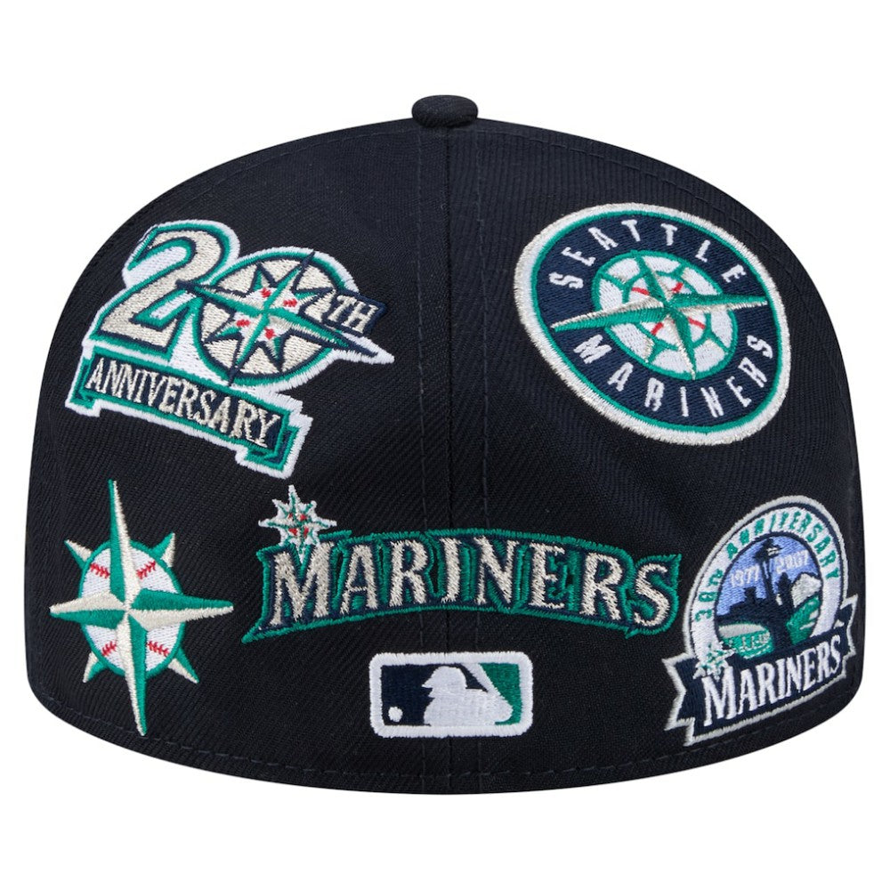 Seattle Mariners New Era All Over 59FIFTY Fitted Hat - MLB Hats