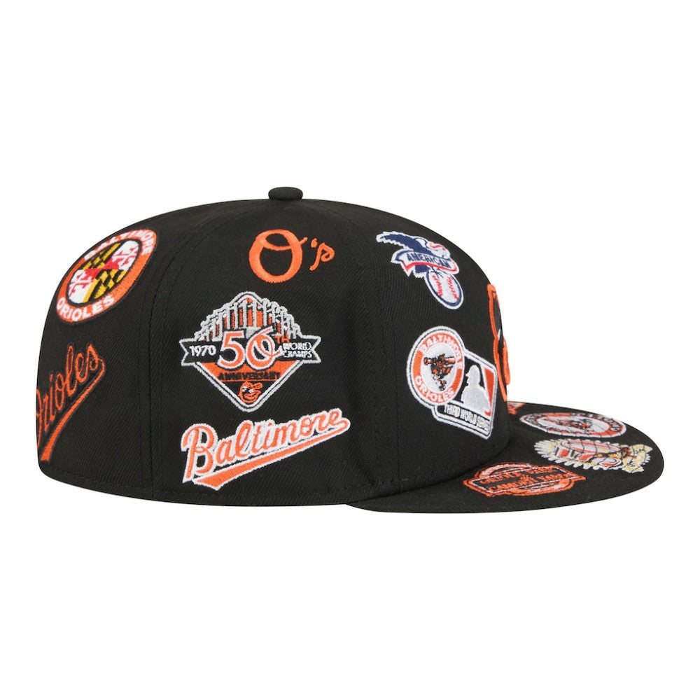 Baltimore Orioles New Era All Over 59FIFTY Fitted Hat - MLB Hats