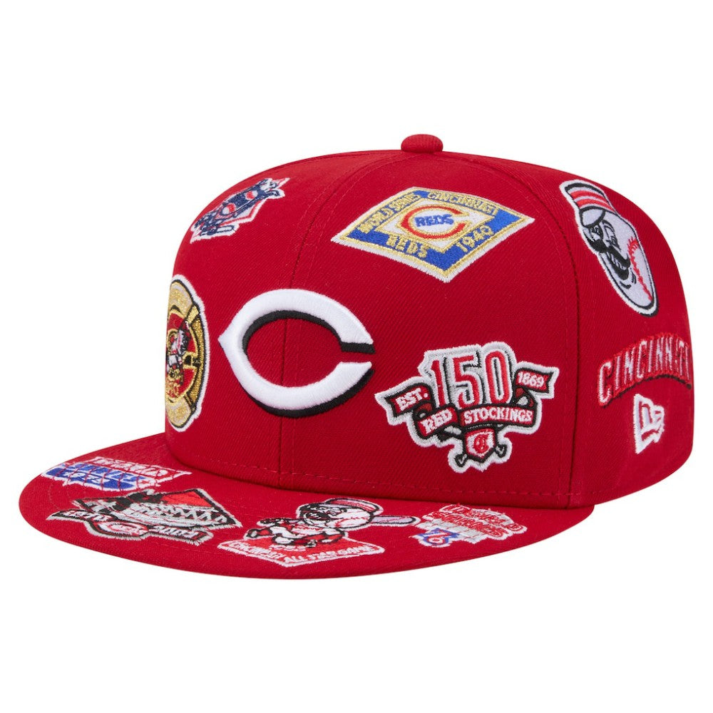 Cincinnati Reds New Era All Over 59FIFTY Fitted Hat - MLB Hats