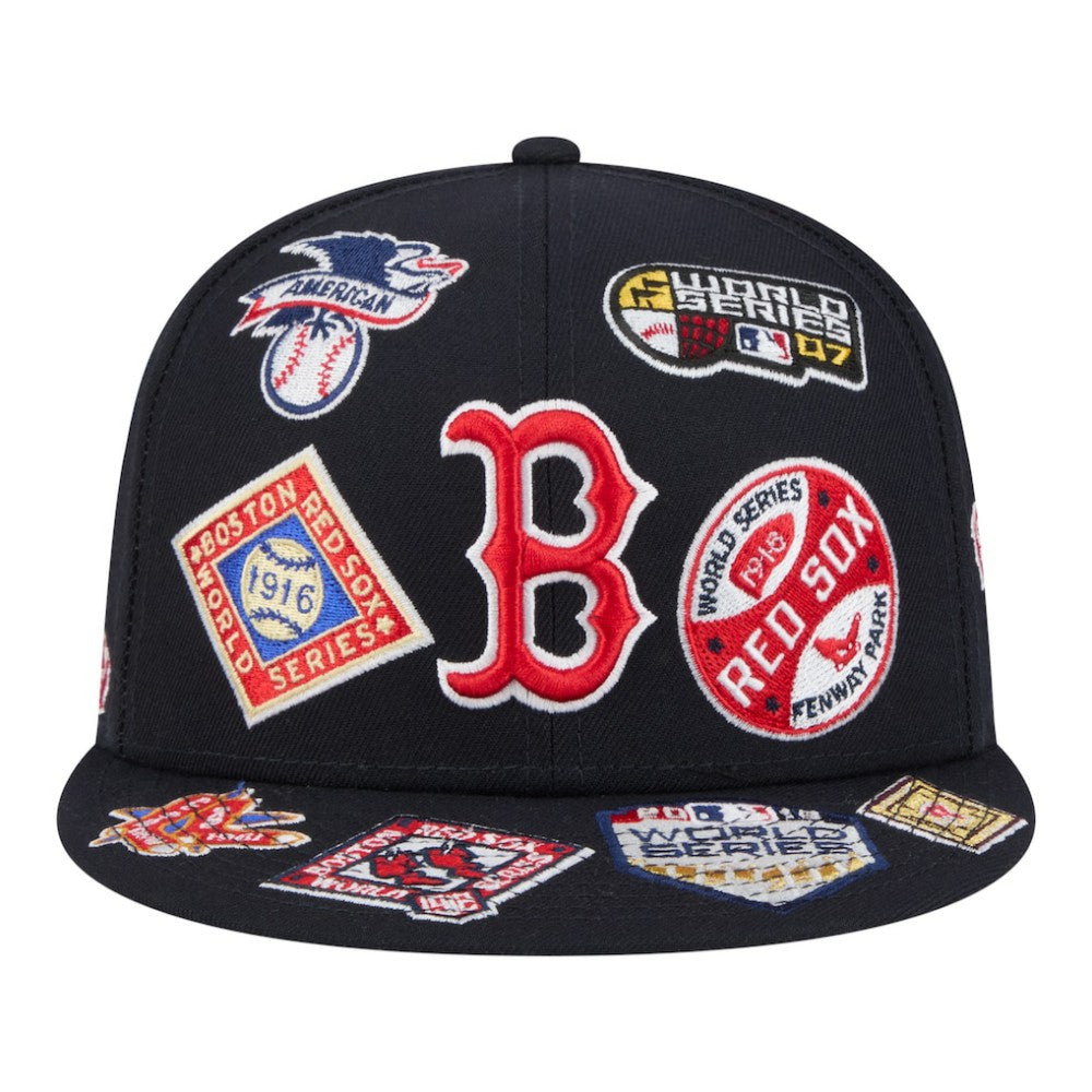 Boston Red Sox New Era All Over 59FIFTY Fitted Hat - MLB Hats