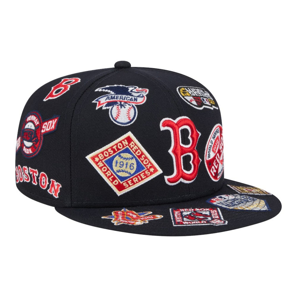 Boston Red Sox New Era All Over 59FIFTY Fitted Hat - MLB Hats
