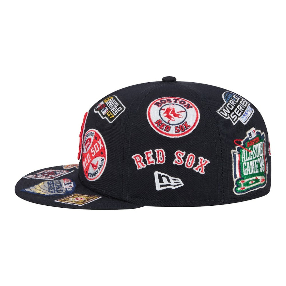 Boston Red Sox New Era All Over 59FIFTY Fitted Hat - MLB Hats