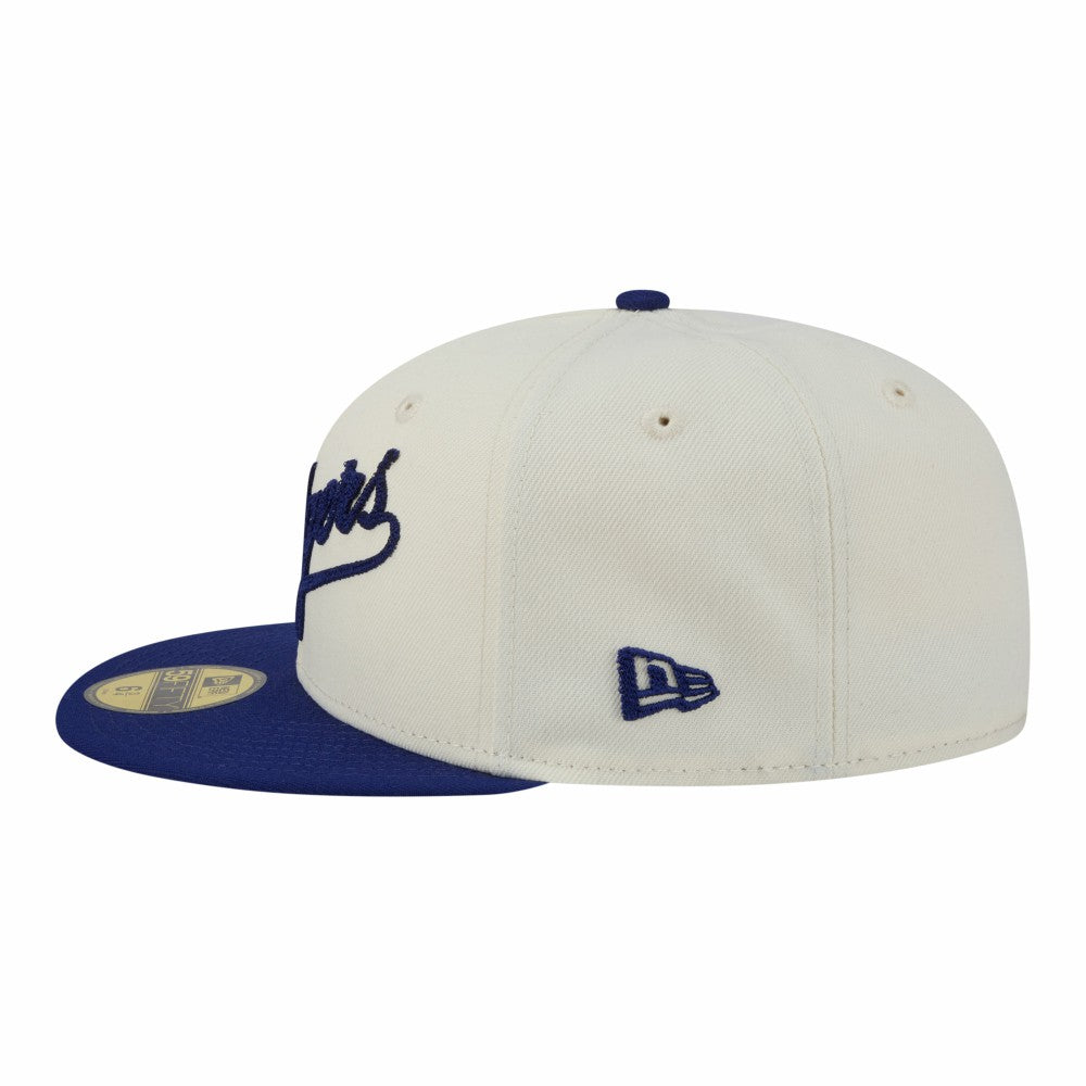 Los Angeles Dodgers New Era Two-Tone Stitch 59FIFTY Fitted Hat - MLB Hats