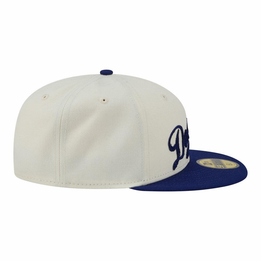 Los Angeles Dodgers New Era Two-Tone Stitch 59FIFTY Fitted Hat - MLB Hats