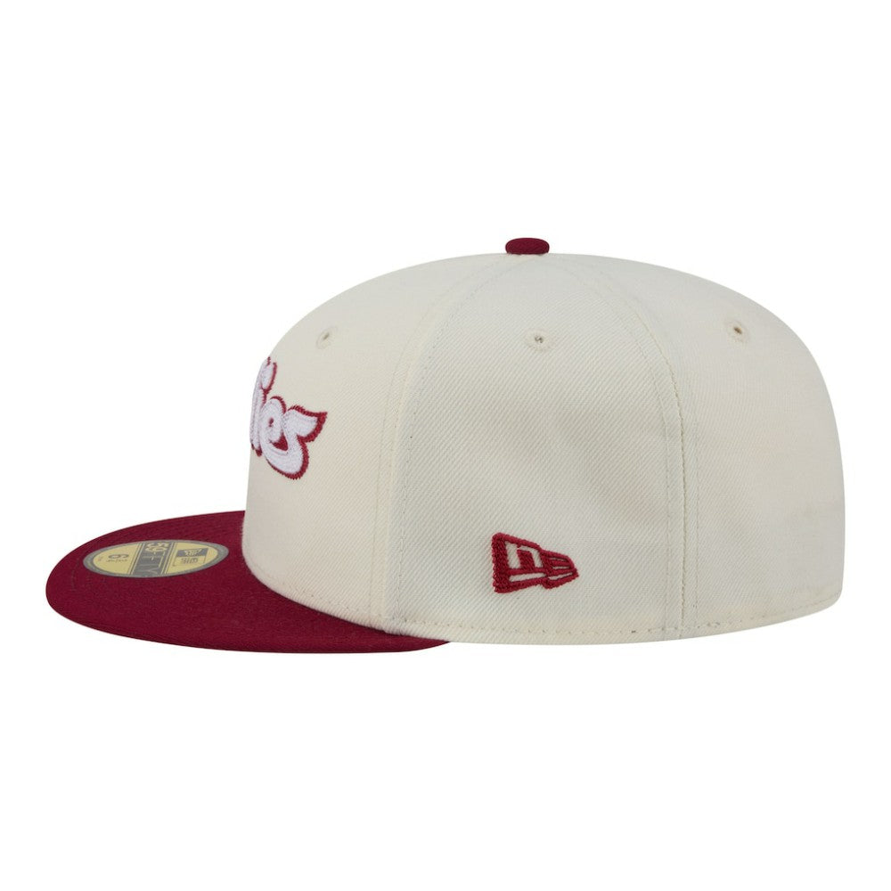 Philadelphia Phillies New Era Two-Tone Stitch 59FIFTY Fitted Hat - MLB Hats