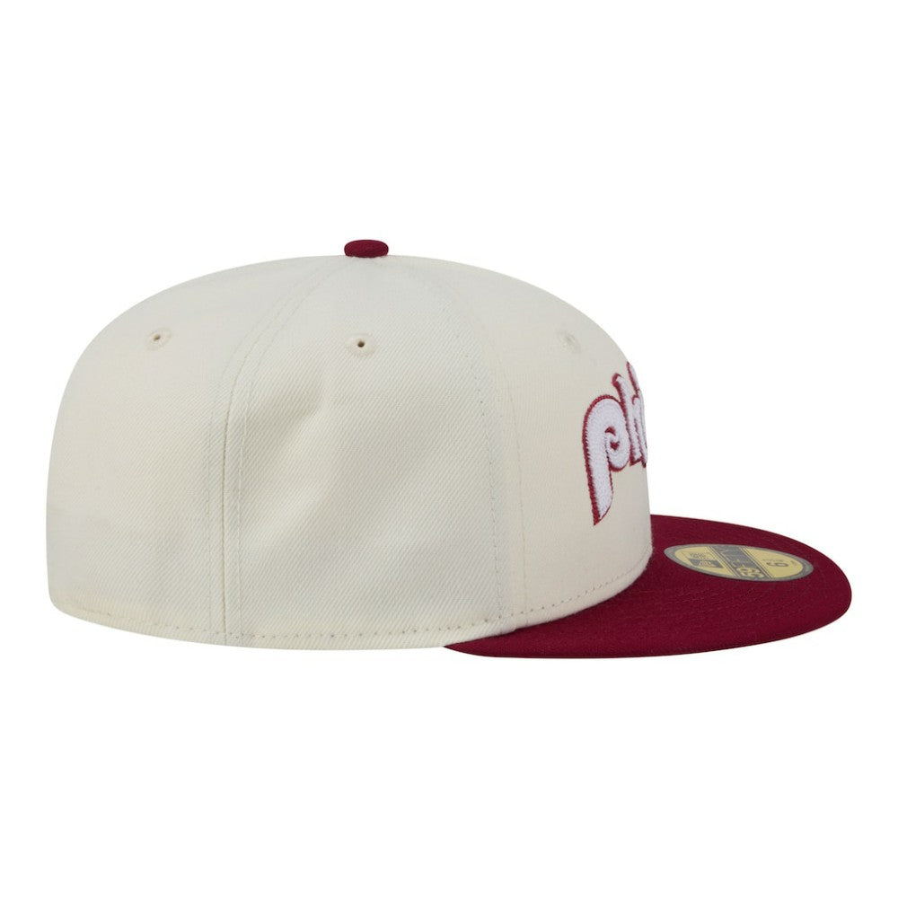 Philadelphia Phillies New Era Two-Tone Stitch 59FIFTY Fitted Hat - MLB Hats