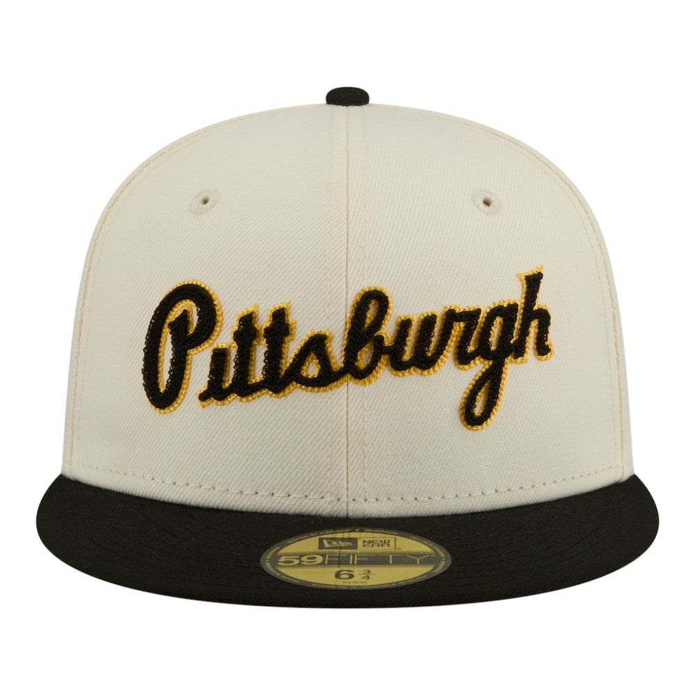 Pittsburgh Pirates New Era Two-Tone Stitch 59FIFTY Fitted Hat - MLB Hats