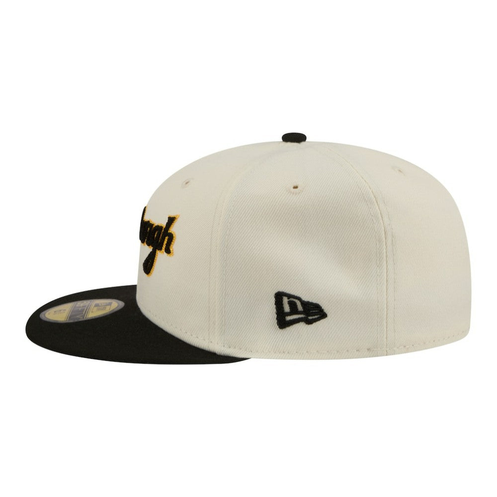 Pittsburgh Pirates New Era Two-Tone Stitch 59FIFTY Fitted Hat - MLB Hats