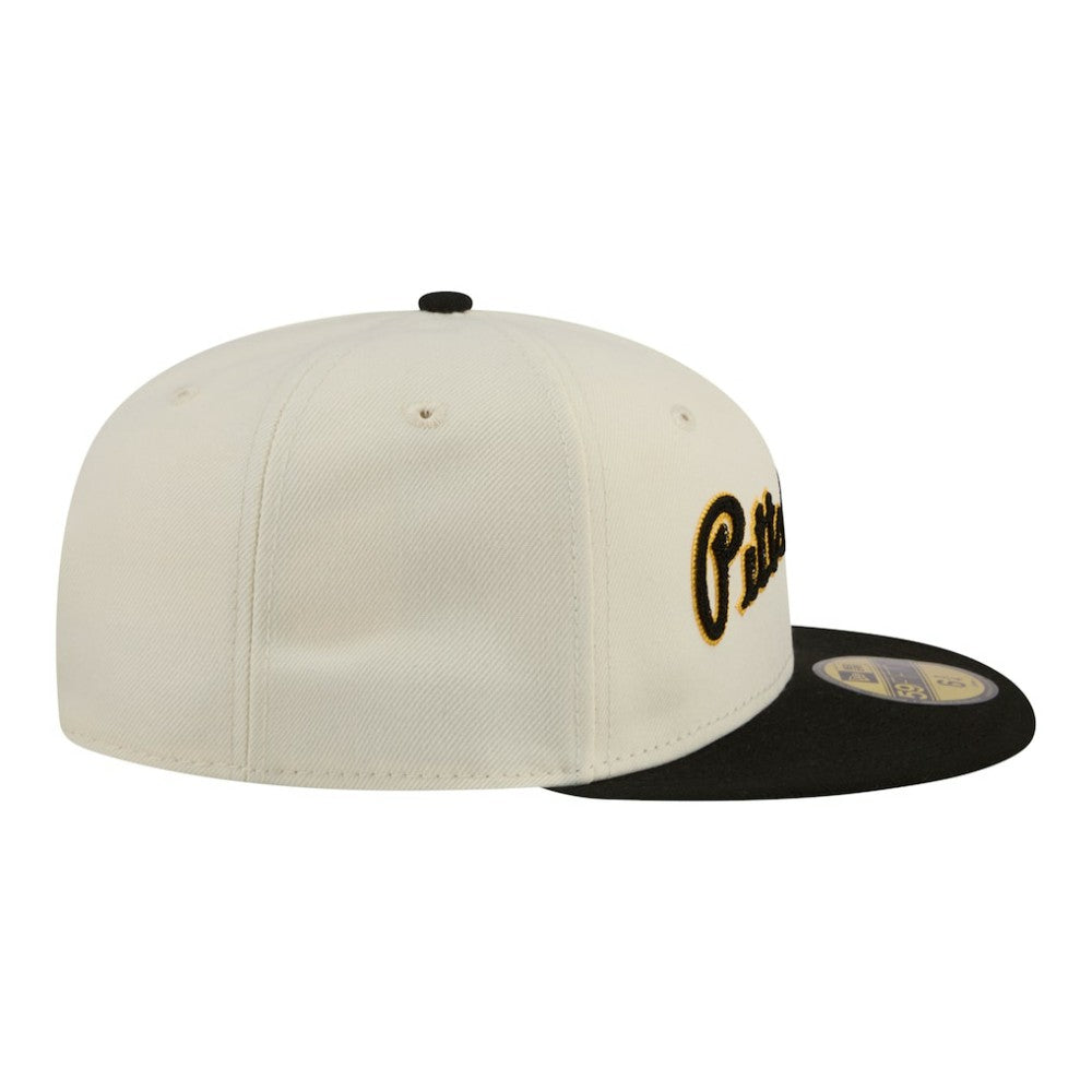 Pittsburgh Pirates New Era Two-Tone Stitch 59FIFTY Fitted Hat - MLB Hats