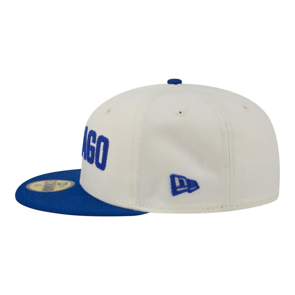 Chicago Cubs New Era Two-Tone Stitch 59FIFTY Fitted Hat - MLB Hats