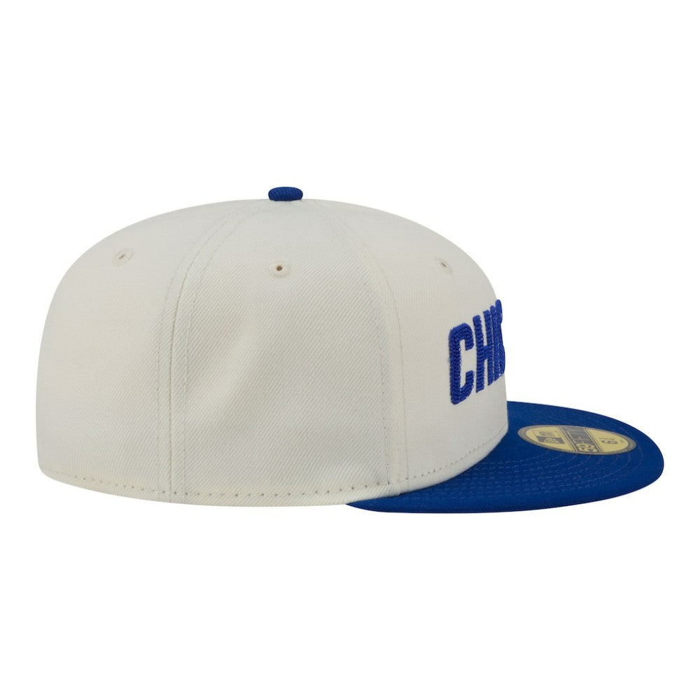 Chicago Cubs New Era Two-Tone Stitch 59FIFTY Fitted Hat - MLB Hats
