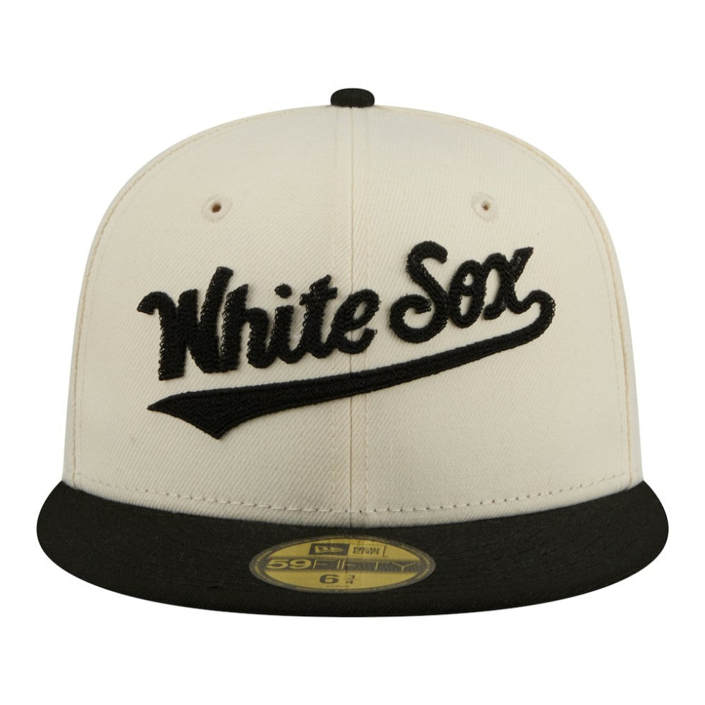 Chicago White Sox New Era Two-Tone Stitch 59FIFTY Fitted Hat - MLB Hats