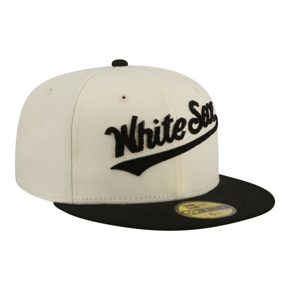Chicago White Sox New Era Two-Tone Stitch 59FIFTY Fitted Hat - MLB Hats