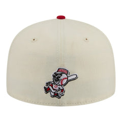 Cincinnati Reds New Era Two-Tone Stitch 59FIFTY Fitted Hat - MLB Hats