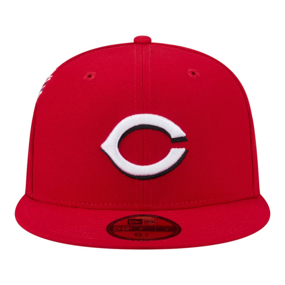 Cincinnati Reds New Era Hidden Hit 59FIFTY Fitted Hat - MLB Hats