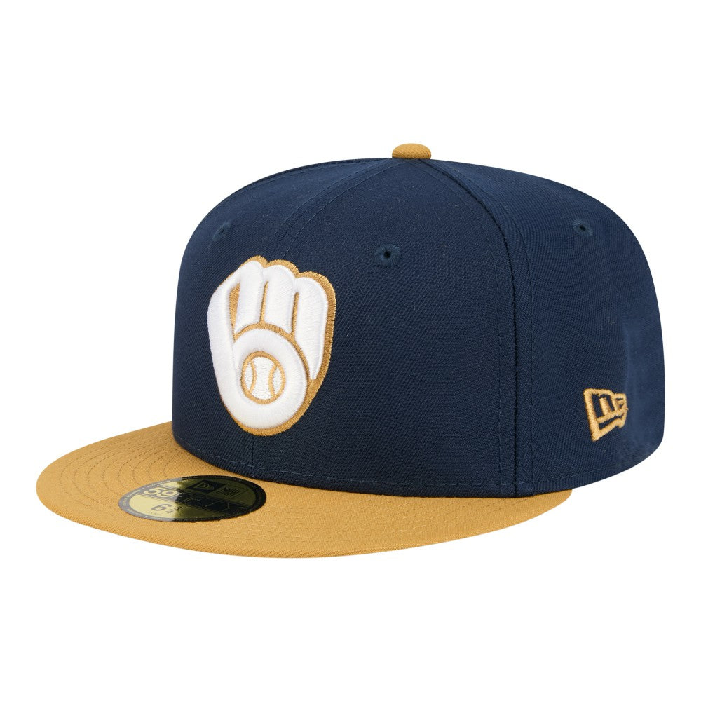Milwaukee Brewers New Era Two-Tone Color Pack 59FIFTY Fitted Hat - MLB Hats