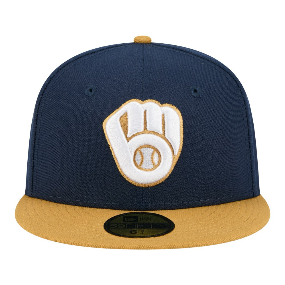 Milwaukee Brewers New Era Two-Tone Color Pack 59FIFTY Fitted Hat - MLB Hats