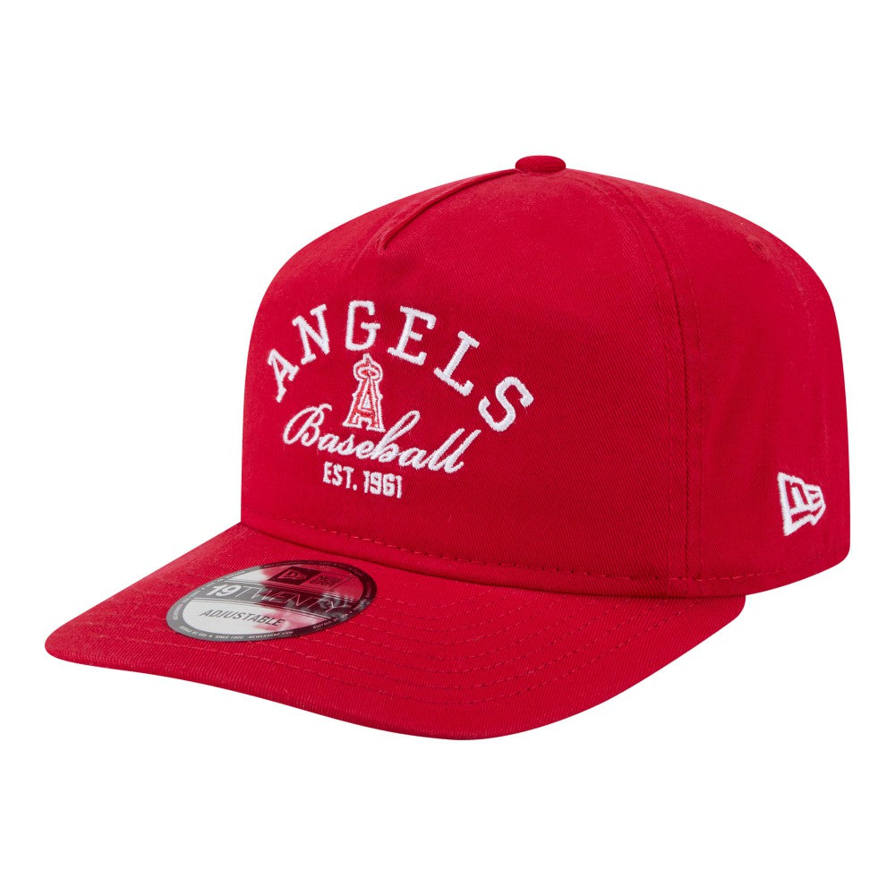 Los Angeles Angels New Era Stacked 19TWENTY Adjustable Hat - MLB Hats