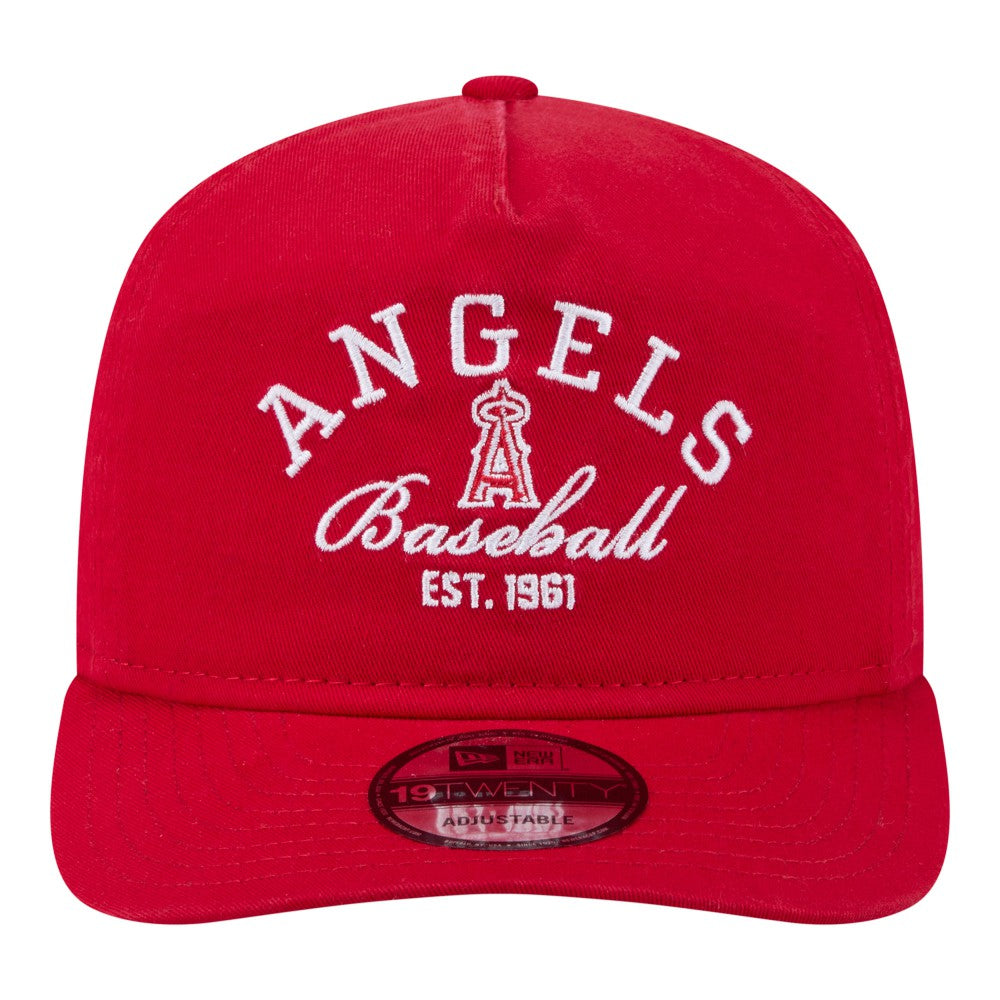 Los Angeles Angels New Era Stacked 19TWENTY Adjustable Hat - MLB Hats