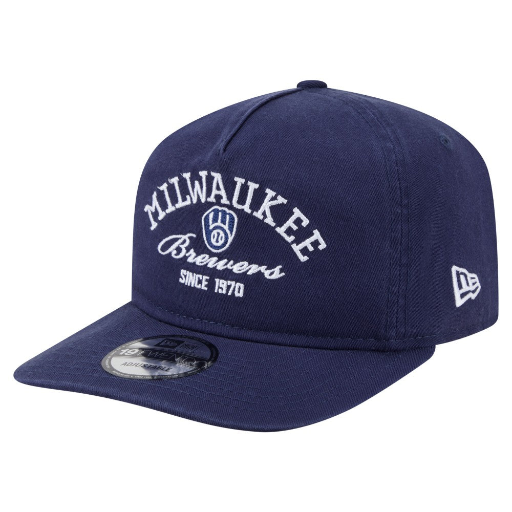 Milwaukee Brewers New Era Stacked 19TWENTY Adjustable Hat - MLB Hats