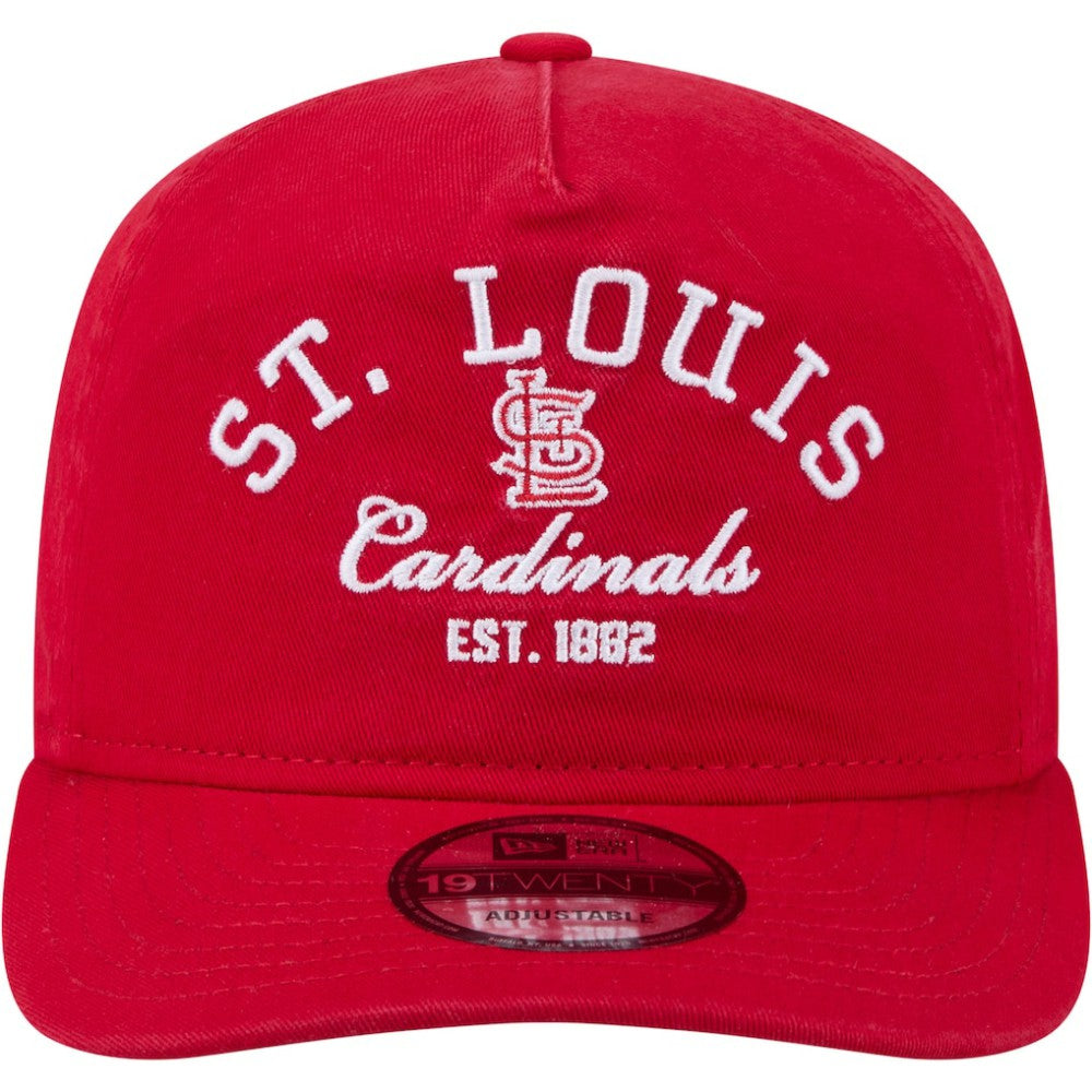 St. Louis Cardinals New Era Stacked 19TWENTY Adjustable Hat - MLB Hats