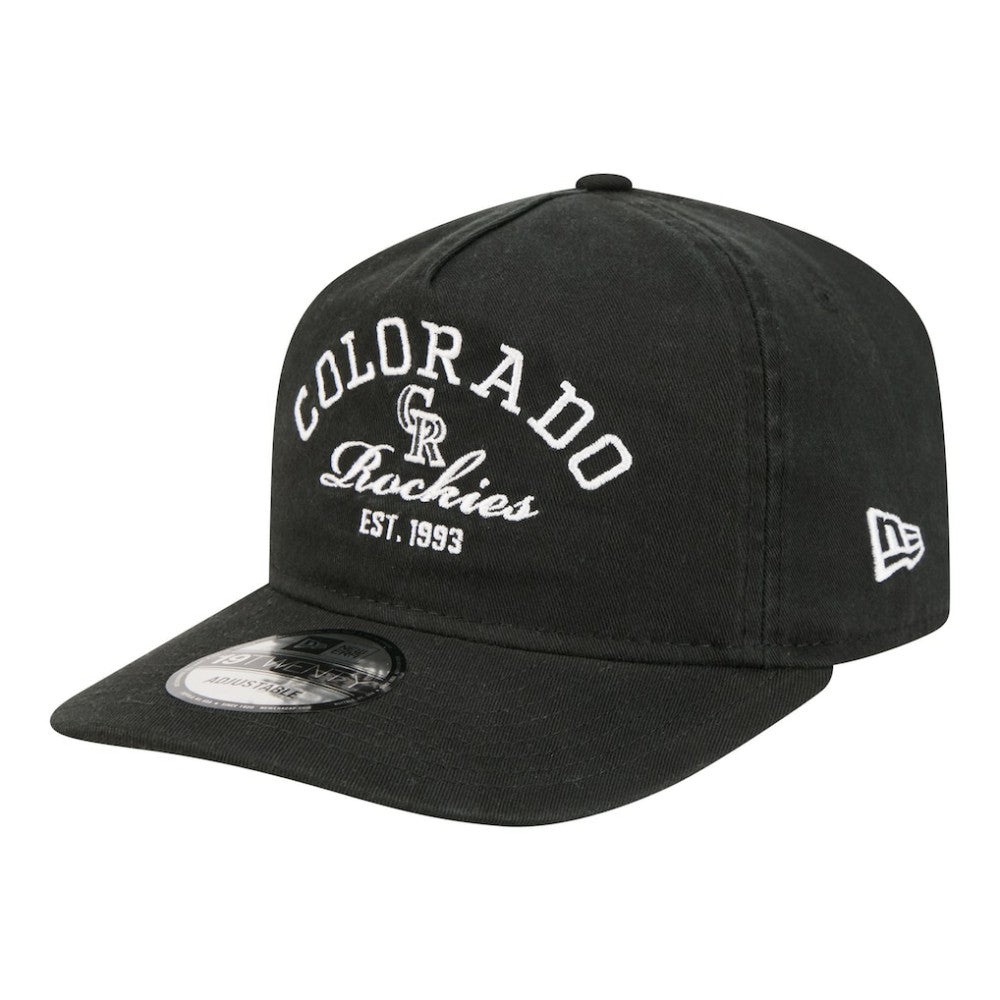 Colorado Rockies New Era Stacked 19TWENTY Adjustable Hat - MLB Hats