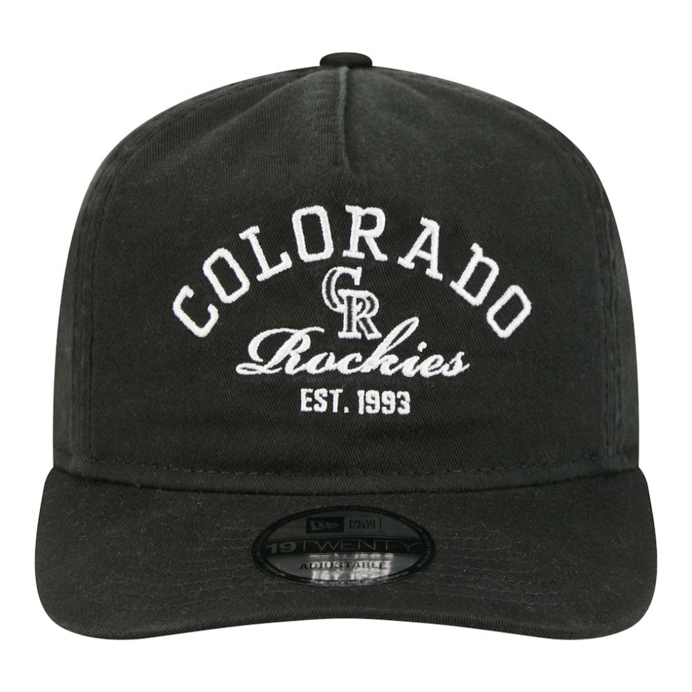 Colorado Rockies New Era Stacked 19TWENTY Adjustable Hat - MLB Hats