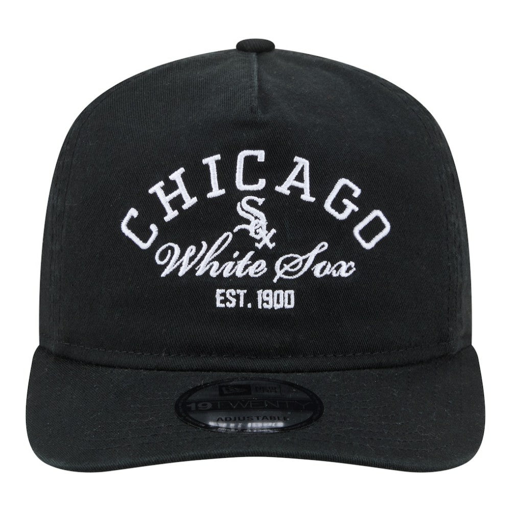 Chicago White Sox New Era Stacked 19TWENTY Adjustable Hat - MLB Hats