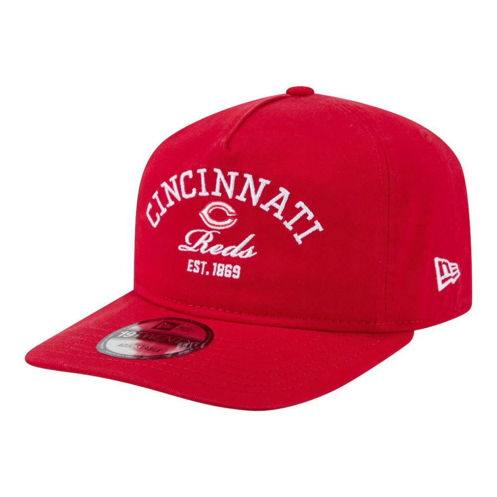 Cincinnati Reds New Era Stacked 19TWENTY Adjustable Hat - MLB Hats