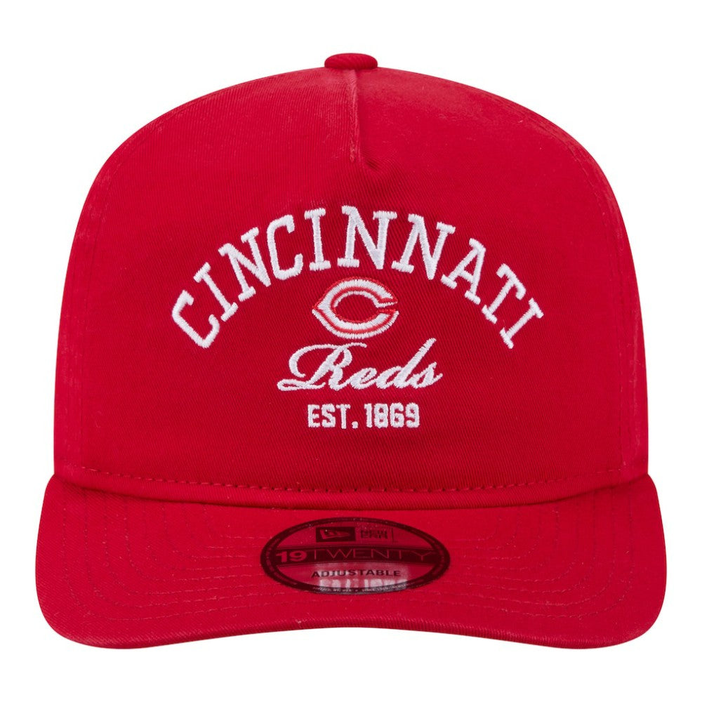 Cincinnati Reds New Era Stacked 19TWENTY Adjustable Hat - MLB Hats