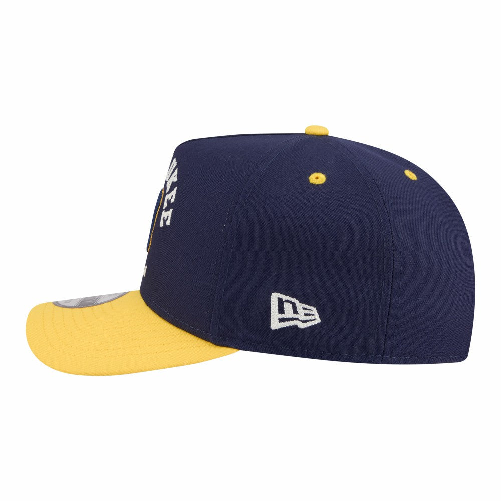 Milwaukee Brewers New Era Arched A-Frame 9FIFTY Adjustable Hat - MLB Hats