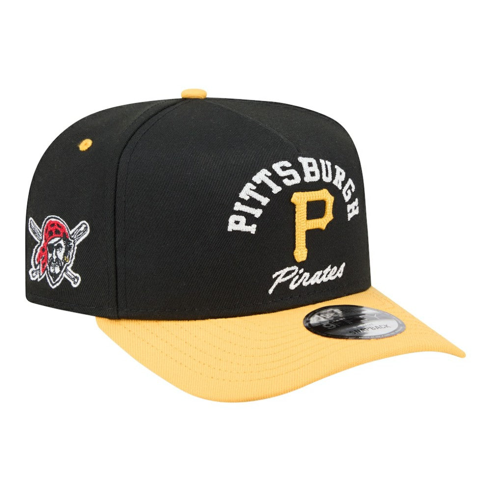 Pittsburgh Pirates New Era Arched A-Frame 9FIFTY Adjustable Hat - MLB Hats