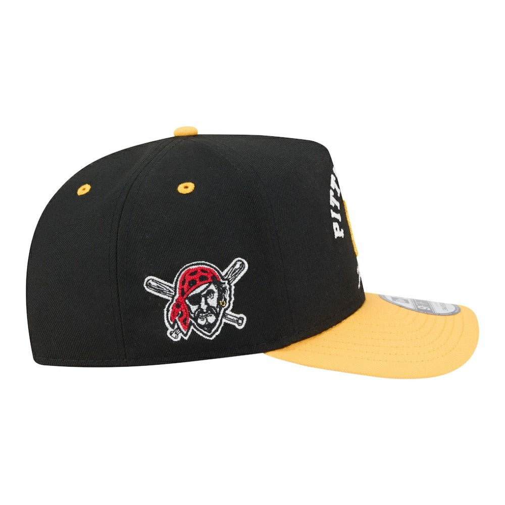 Pittsburgh Pirates New Era Arched A-Frame 9FIFTY Adjustable Hat - MLB Hats