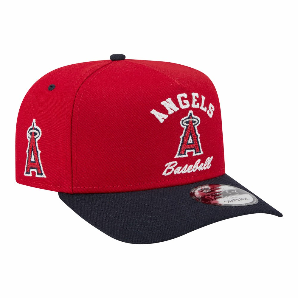 Los Angeles Angels New Era Arched A-Frame 9FIFTY Adjustable Hat - MLB Hats