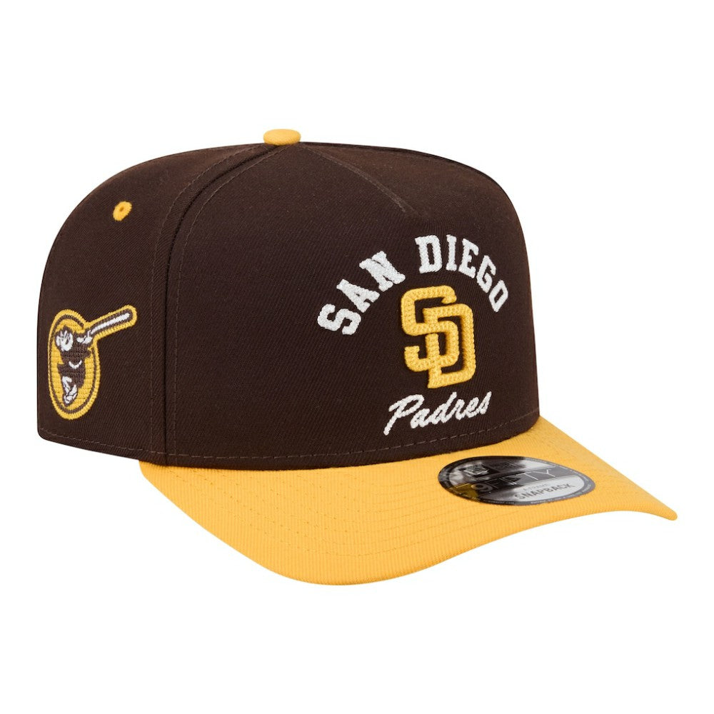 San Diego Padres New Era Arched A-Frame 9FIFTY Adjustable Hat - MLB Hats